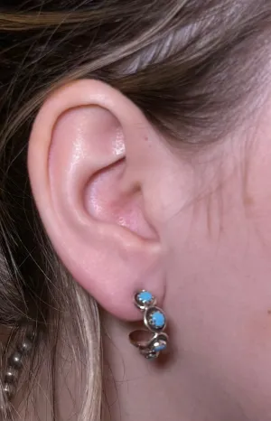 The Hannie Hoop Sterling Earrings