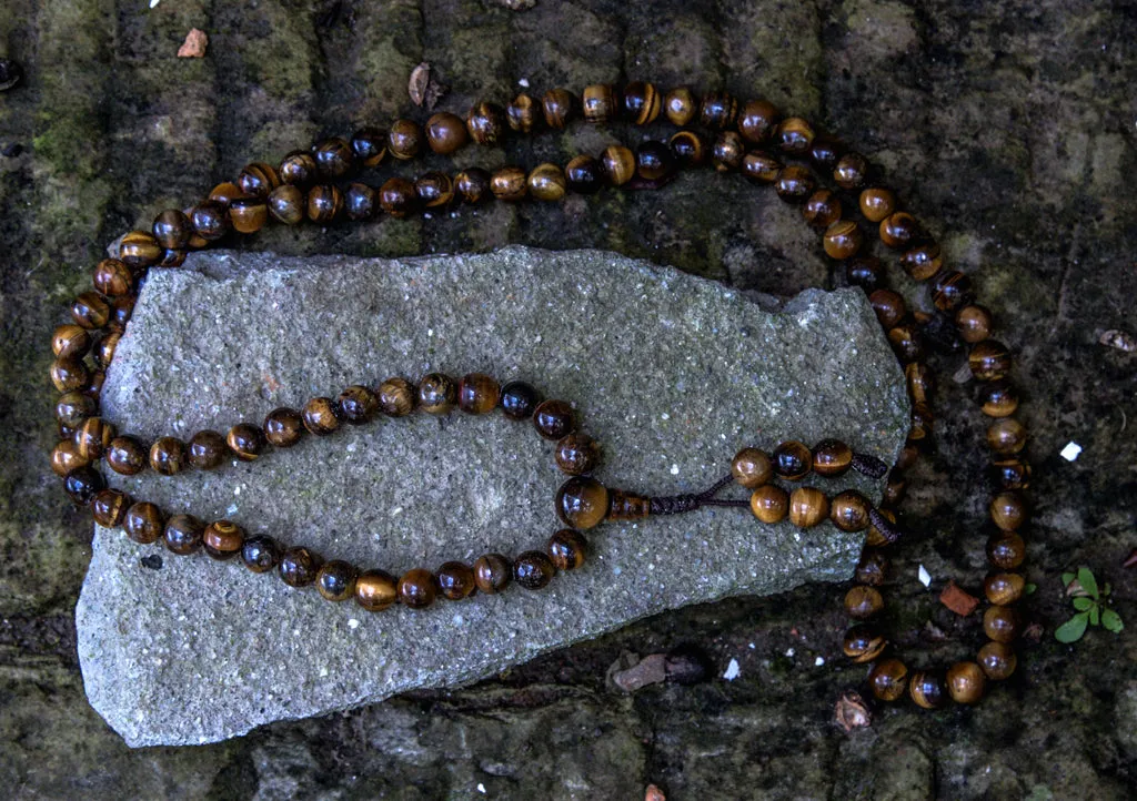 Tiger's Eye Prayer Mala