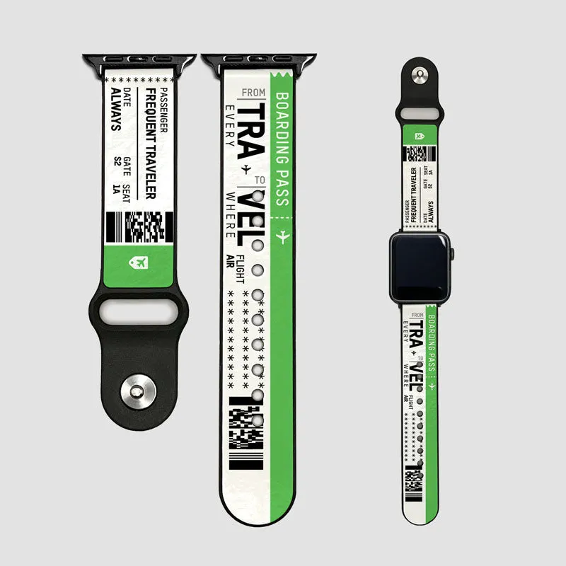 Travel Boarding Pass - Apple Watch Band