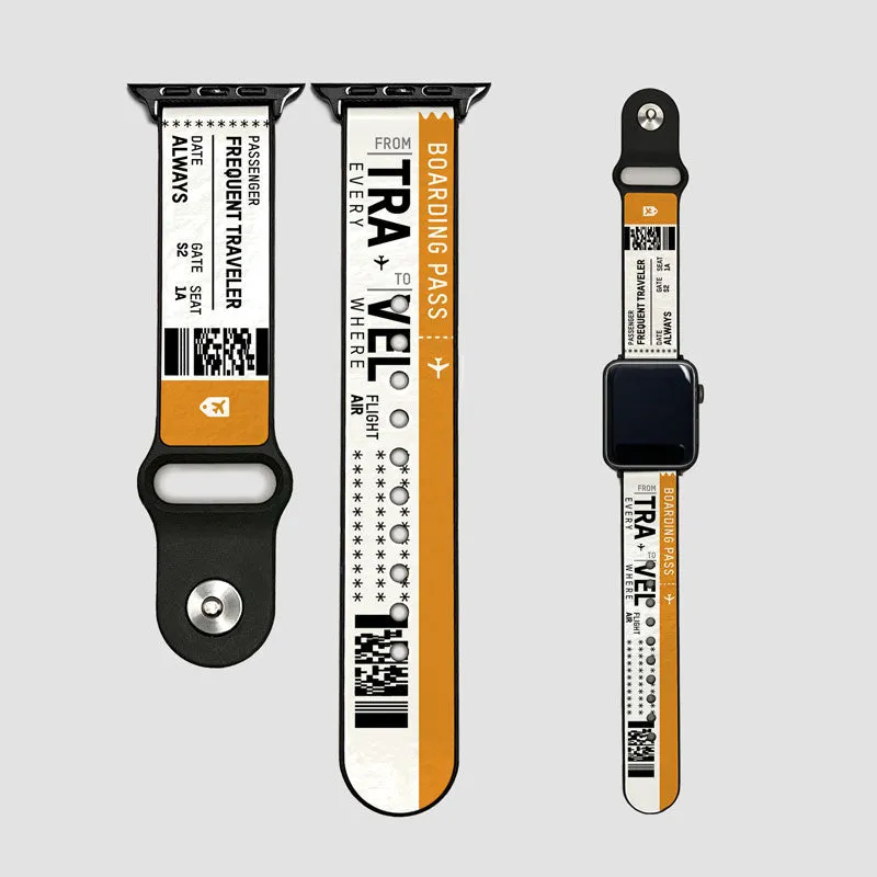 Travel Boarding Pass - Apple Watch Band