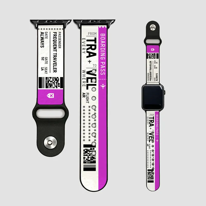 Travel Boarding Pass - Apple Watch Band