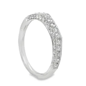 Triple Row Anniversary Diamond Ring 0.70 cts