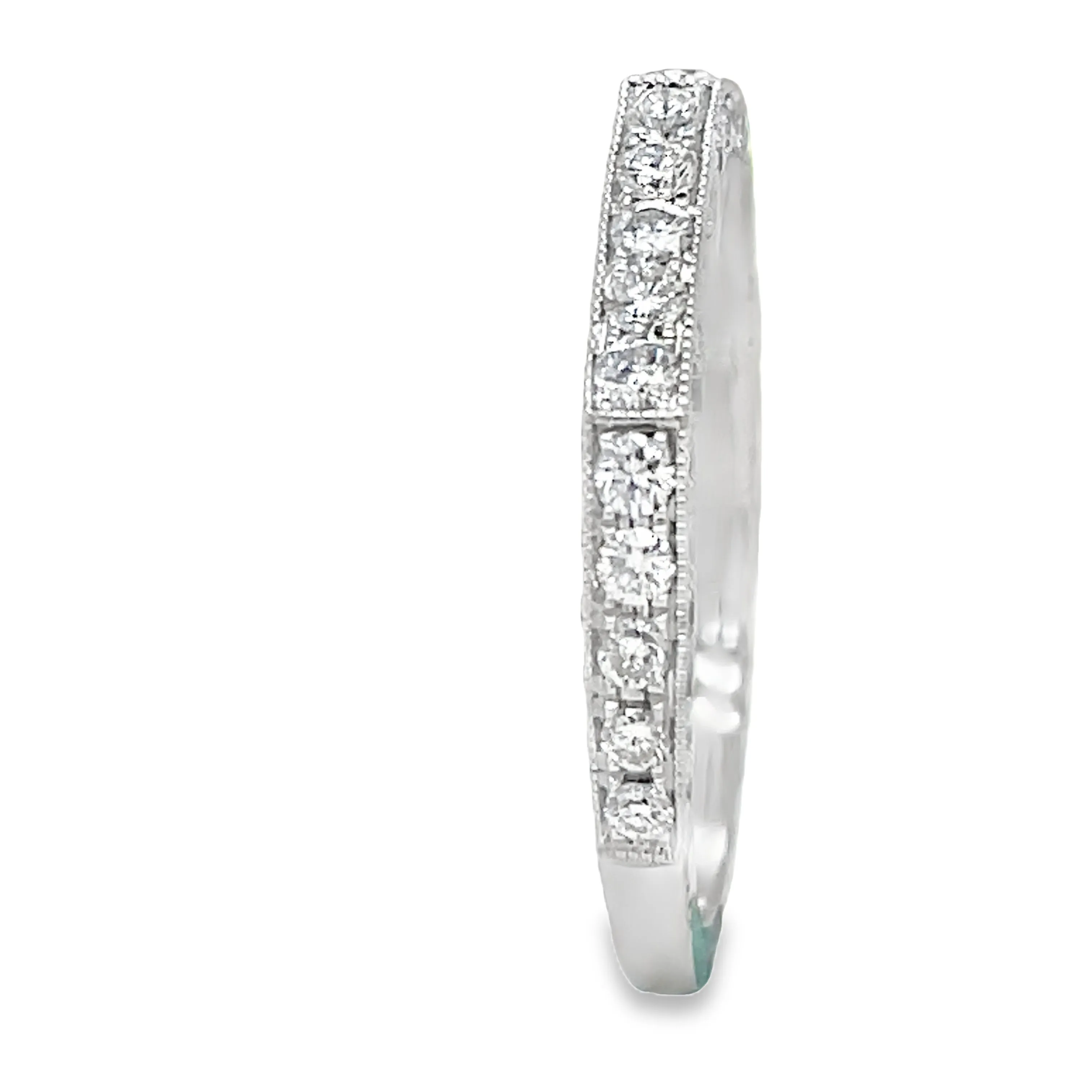 Triple Row Anniversary Diamond Ring 0.70 cts