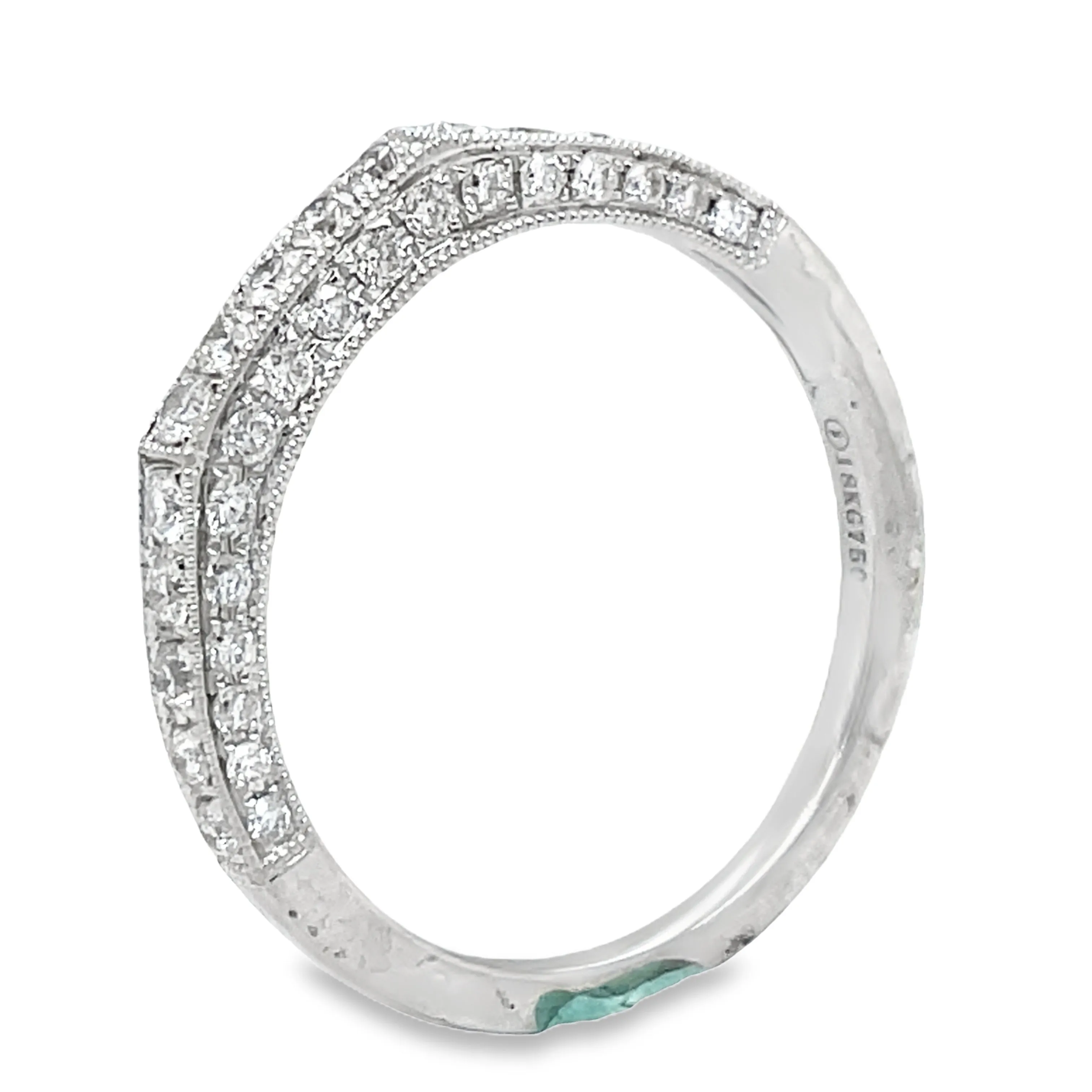 Triple Row Anniversary Diamond Ring 0.70 cts