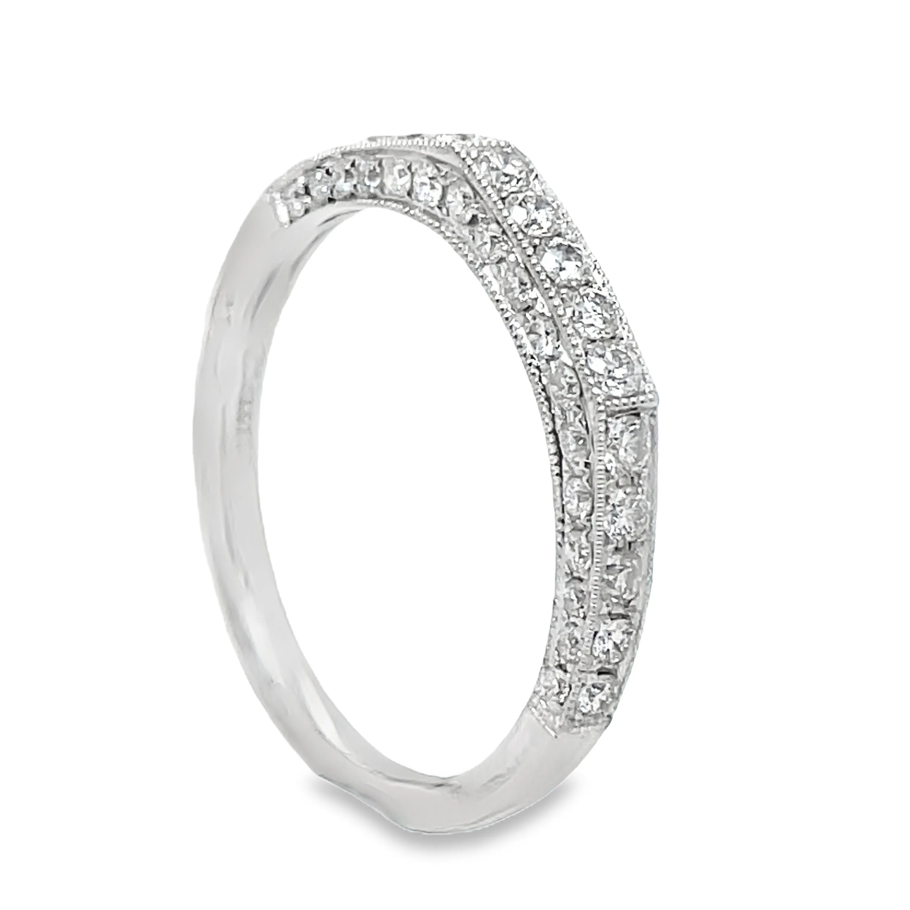 Triple Row Anniversary Diamond Ring 0.70 cts