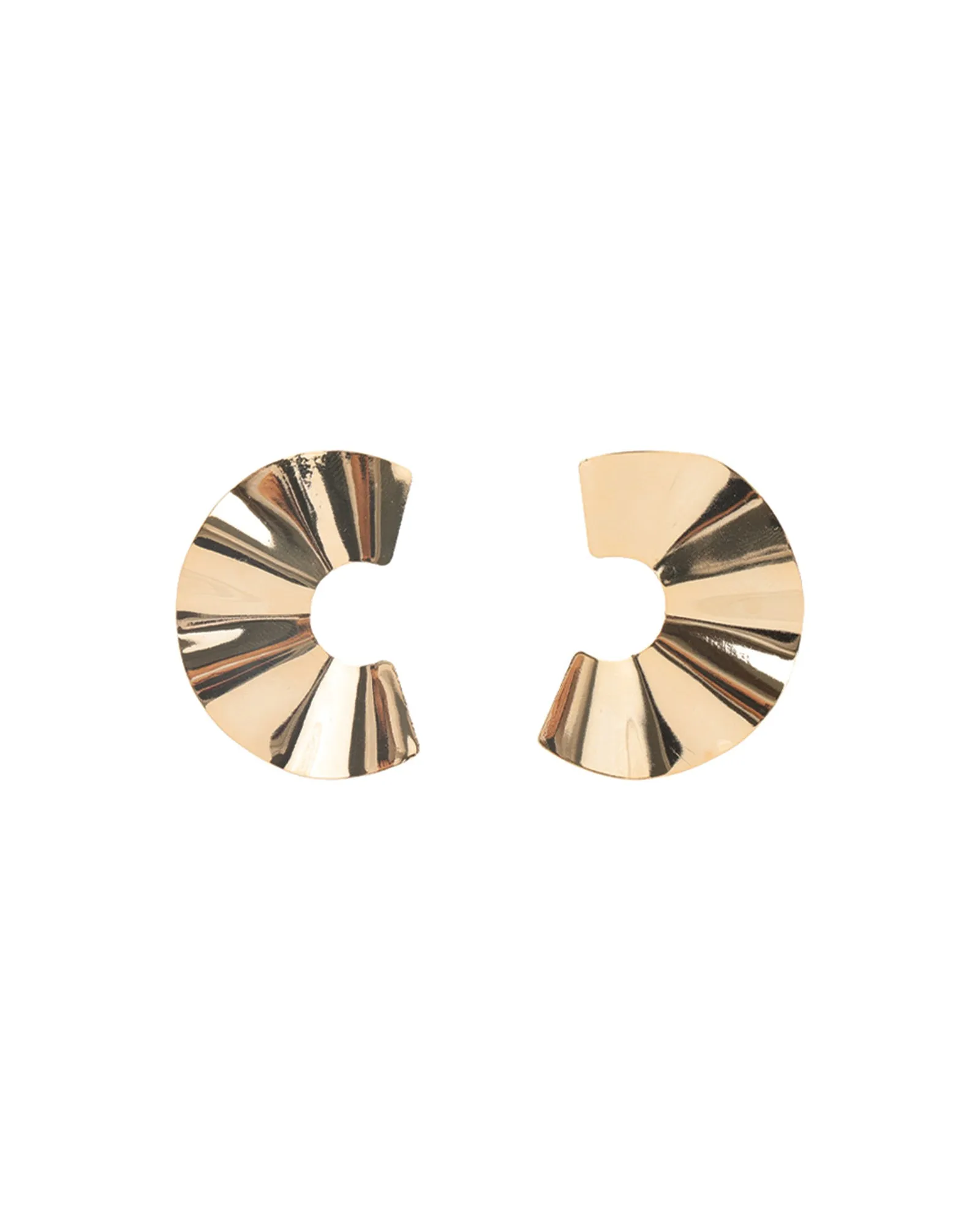 Wavy Fan Studs