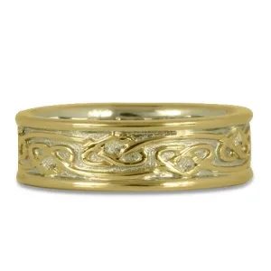 Weaving Heart Ring with Borders (18K and 14K)