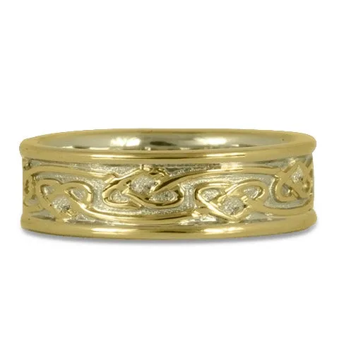 Weaving Heart Ring with Borders (18K and 14K)