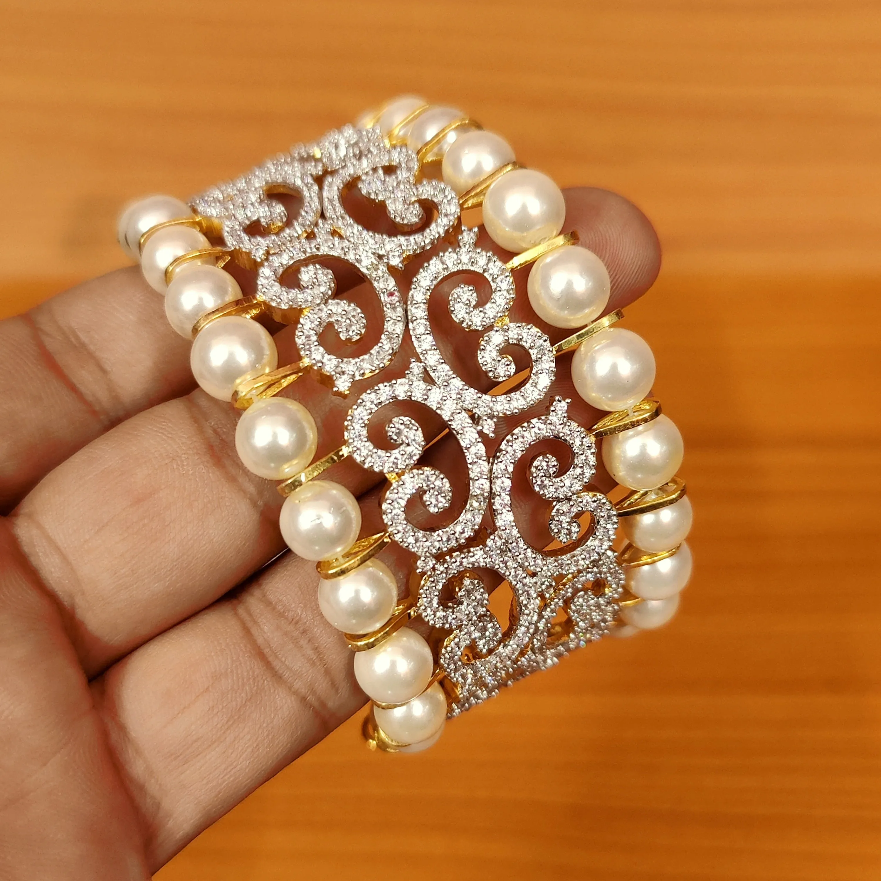 White Pearls Bracelets