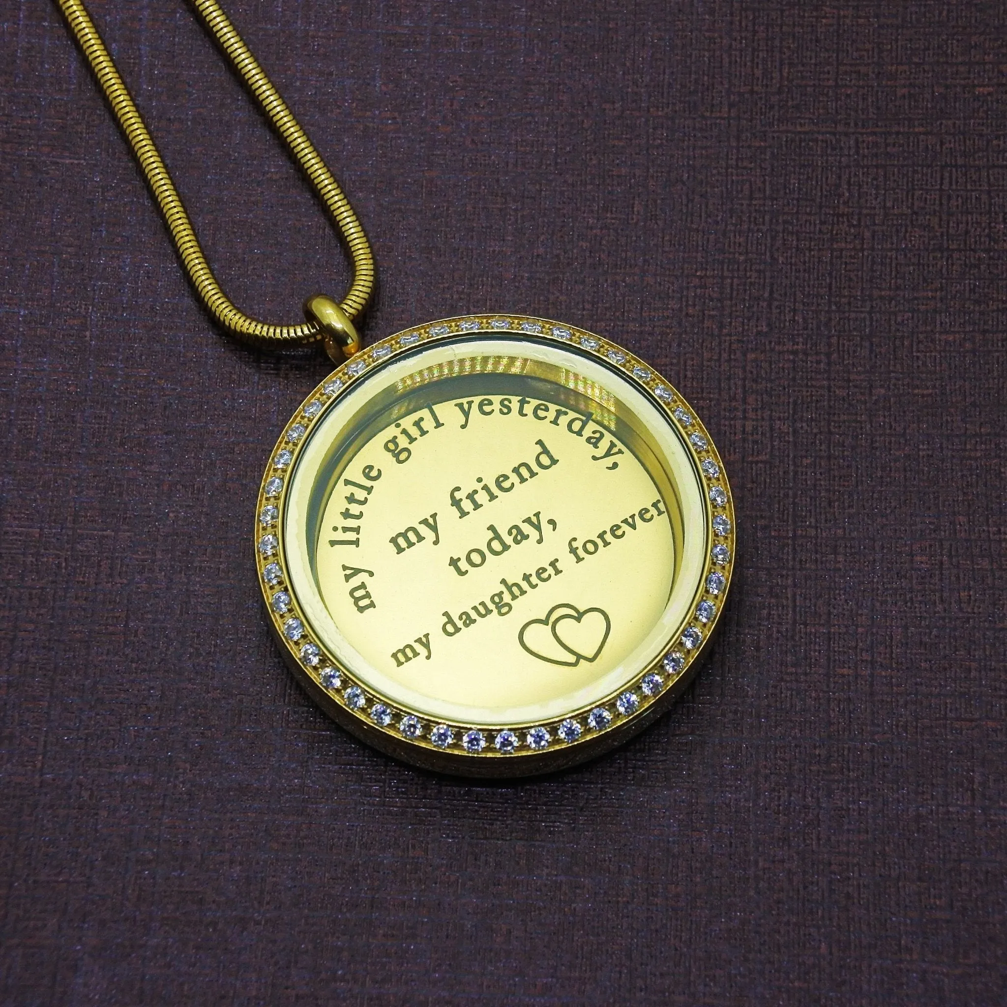 Yesterday Today Forever - Dream Locket Disc Charm